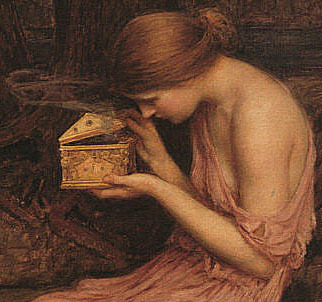 John William Waterhouse, Psyche opening the golden box , 1903.